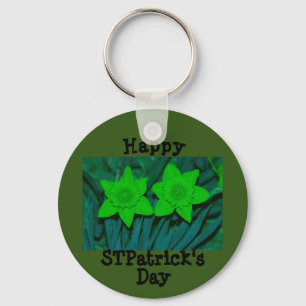 Lycklig St patrick's day Nyckelring