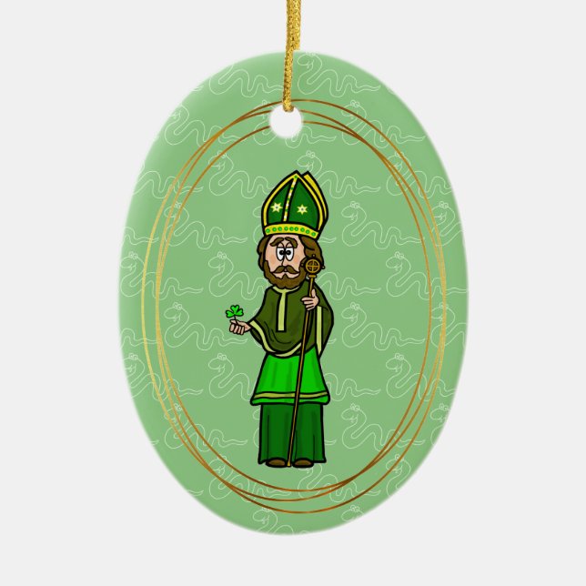 Lycklig St. Patrick's Day Ornament (Framsidan)
