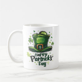Lycklig St. Patrick's Day Party Kaffemugg