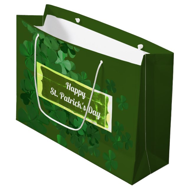 Lycklig St. Patrick's Day,personlig (Framsidan Vinklad)