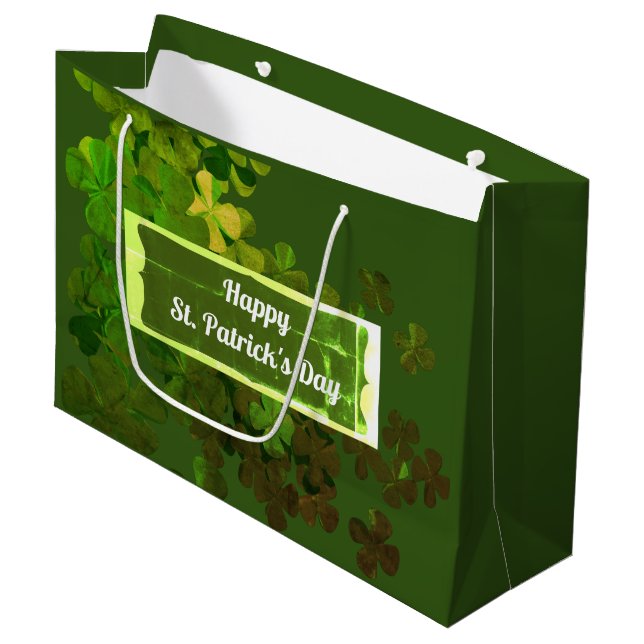 Lycklig St. Patrick's Day,personlig (Framsidan Vinklad)