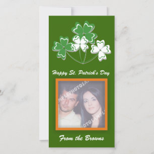 Lycklig St. Patrick's Day Photo Cards