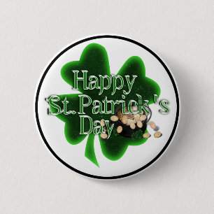 Lycklig St patrick's day - Posten Guld Knapp