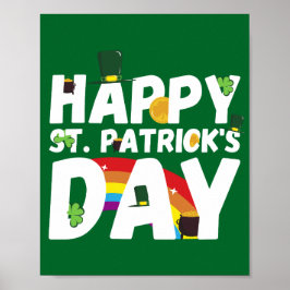 Lycklig St. Patrick's Day Poster
