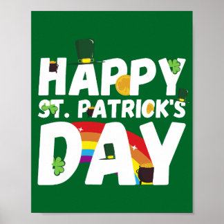 Lycklig St. Patrick's Day Poster