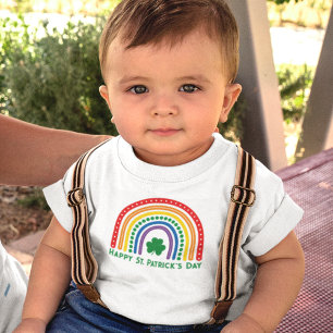 Lycklig St. Patrick's Day Rainbow T Shirt