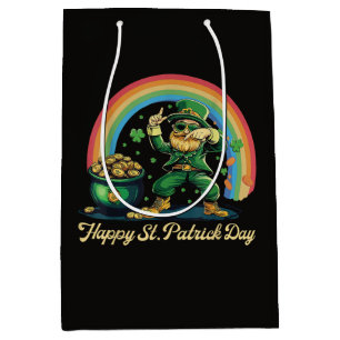 Lycklig St Patricks Day Rolig Leprechaun