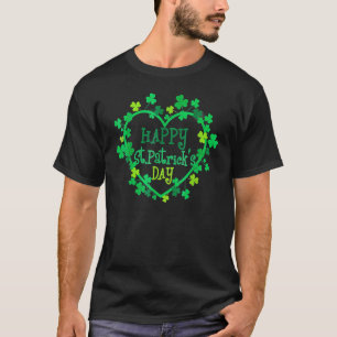 Lycklig St patrick's day Saint patrick Irish Girl T Shirt