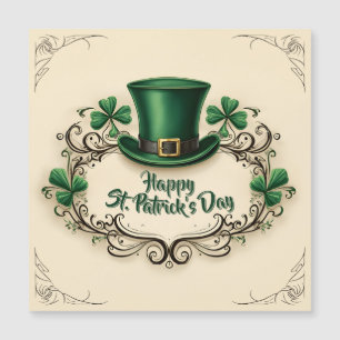Lycklig St. Patrick's Day Shamrock-design
