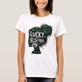 Lycklig St. Patricks Day Shamrock Irish Saint Patr T Shirt