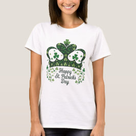 Lycklig St. Patricks Day Shamrock Irish Saint Patr T Shirt