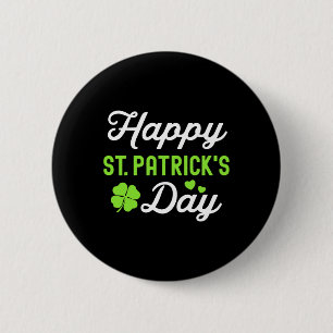 Lycklig St patricks day Shamrock Lucky Girl Womens Knapp