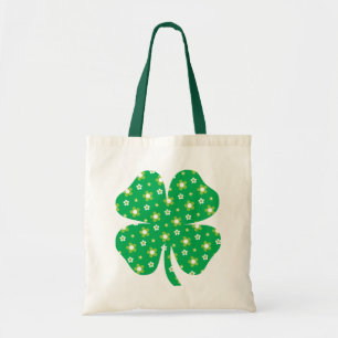 Lycklig St. Patrick's Day Shamrock Mönster Tygkasse