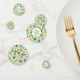 Lycklig St. Patrick's Day Shamrocks Papper Underlä