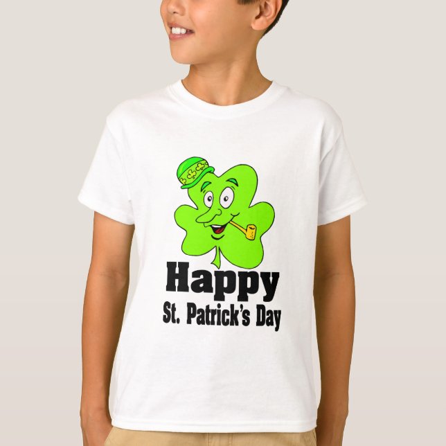 Lycklig St. Patrick's Day Shirt Tröja (Framsida)