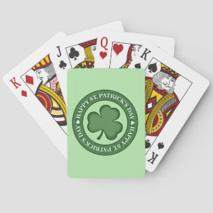 Lycklig St. Patricks Day Spel Kort