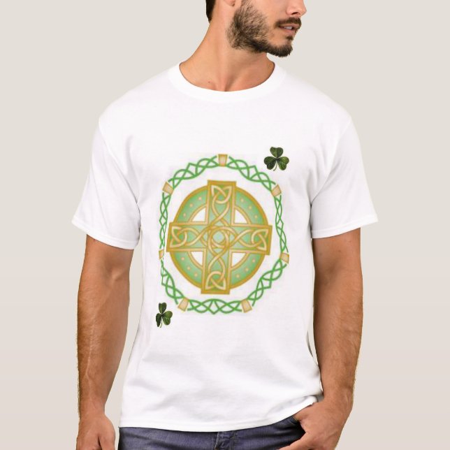 Lycklig St. Patrick's Day T-Shirt (Framsida)