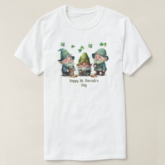Lycklig St. Patrick's Day T-Shirt (Design framsida)