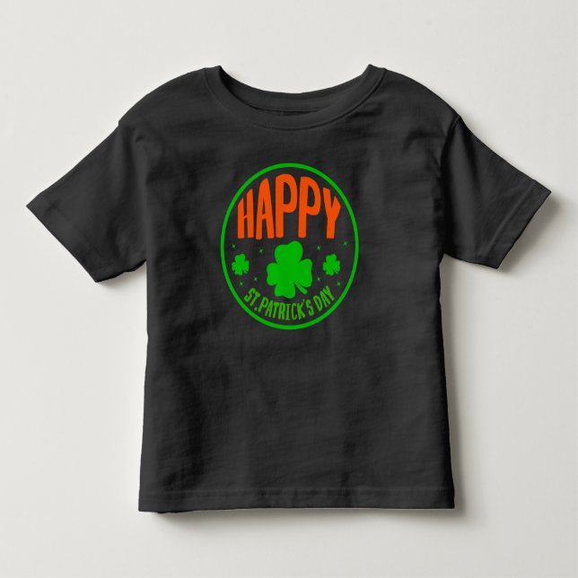 Lycklig St patrick's day T Shirt (Framsida)