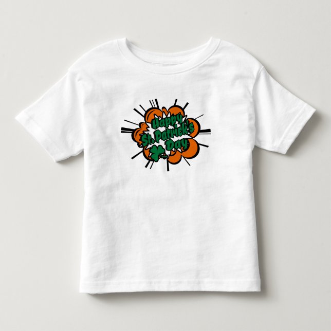 Lycklig St. Patrick's Day T Shirt (Framsida)