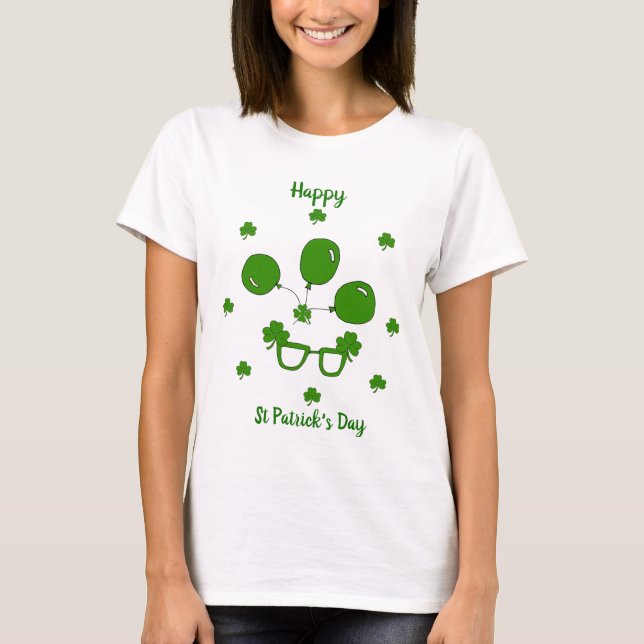 Lycklig St patrick's day T-Shirt (Framsida)