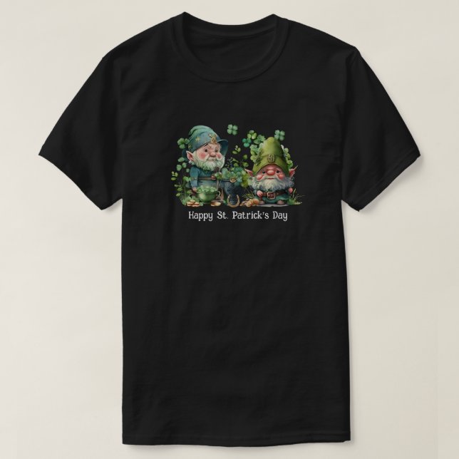 Lycklig St. Patrick's Day T-Shirt (Design framsida)