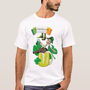 Lycklig St. Patrick's Day T-Shirt Beer