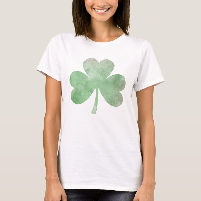 Lycklig St. Patrick's Day T-Shirt Lucky Fox Tee (Framsida)