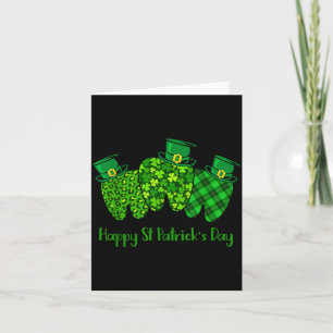 Lycklig St Patrick's Day Tandläkare Omedelbar Tand Kort