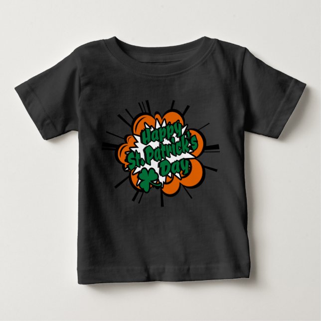Lycklig St. Patrick's Day Tee Shirt (Framsida)
