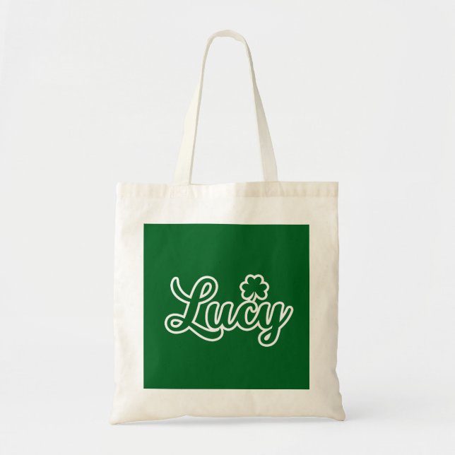  Lycklig St Patrick's Day  Tygkasse (Framsidan)