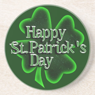 Lycklig St. Patrick's Day Underlägg Sandsten
