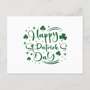 lycklig St patrick's day Vykort