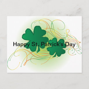Lycklig St. Patrick's Day Vykort