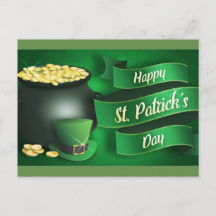 Lycklig St.Patrick's Day Vykort