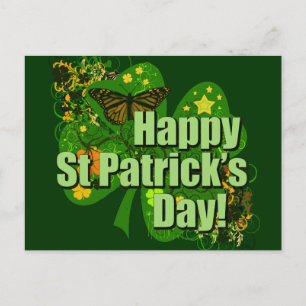 Lycklig St. Patrick's Day! Vykort
