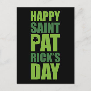 Lycklig St. Patrick's Day Vykort