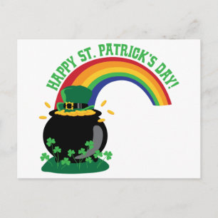 Lycklig St. Patricks Day Vykort