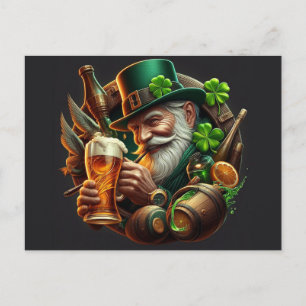 Lycklig St. Patricks Day Vykort