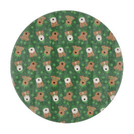 Lycklig St patricks day Welsh Wire Fox Terrier Hun