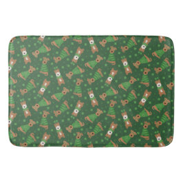 Lycklig St patricks day Welsh Wire Fox Terrier Hun Badrumsmatta