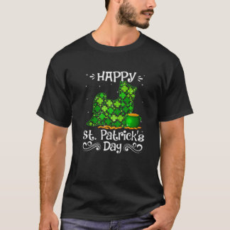 Lycklig St patrick's day Yorkshire Terrier Hund Sh T Shirt