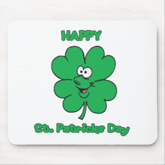 Lycklig st patricks dayShamrock Smilie Musmatta