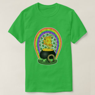 Lycklig st patricks dayskjorta t shirt