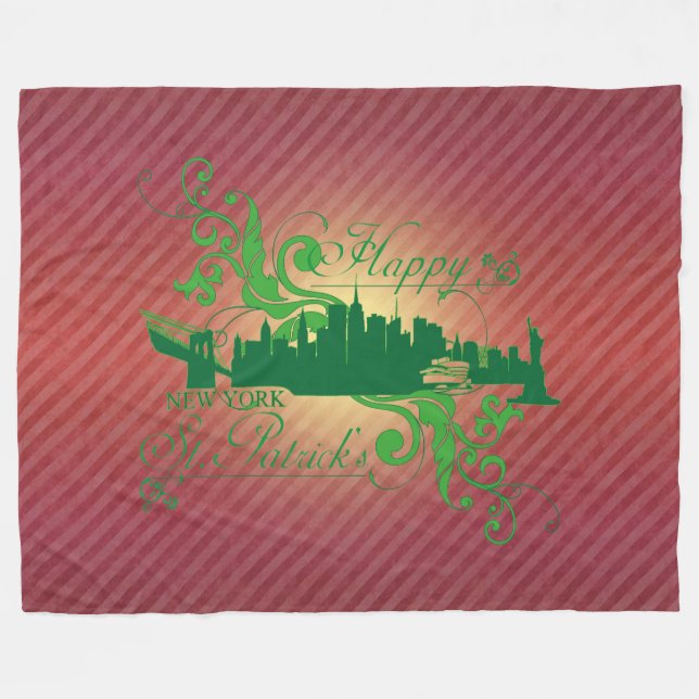 LYCKLIG ST.PATRICKS - Fleece Blanket (Framsidan (Horisontell))