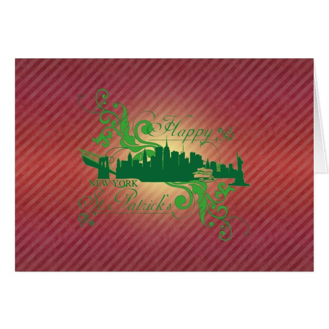 LYCKLIG ST.PATRICKS - Notecard OBS Kort (Framsidan Horizontal)