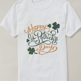 "Lycklig St. Patrick's Text T Shirt