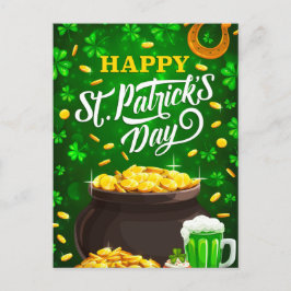 Lycklig St Patricks vykort