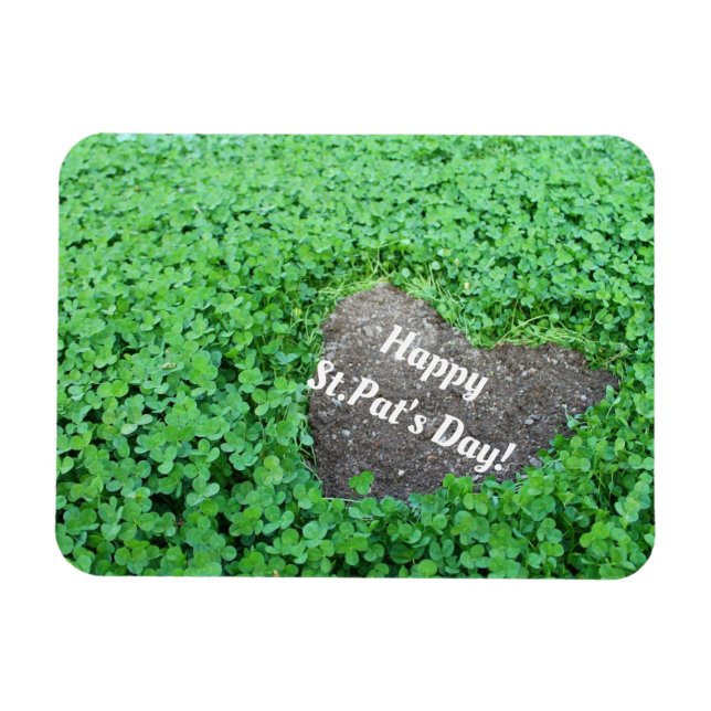 Lycklig St. Pat's Day Magnet (Horisontell)