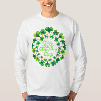 Lycklig St Pats Klöver T Shirt